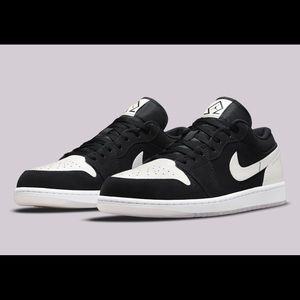 NEW Nike Air Jordan 1 Low Diamond Shorts Black White (Size Men 12, 13) AUTHENTIC